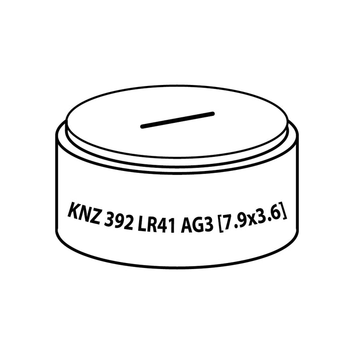 KNZ 392 LR41 AG3 [7.9x3.6] Alkaline