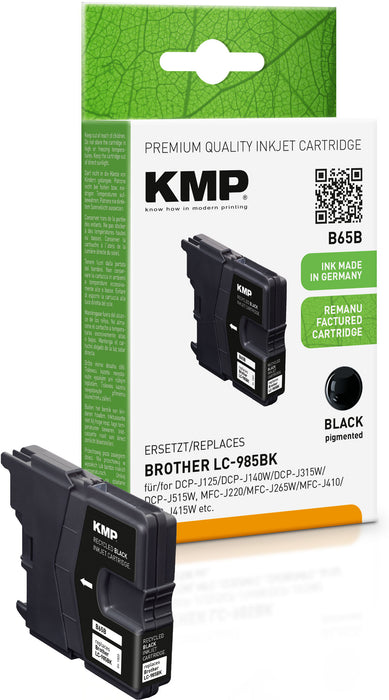 Tintenpatrone | Brother | LC-985 | Schwarz | KMP